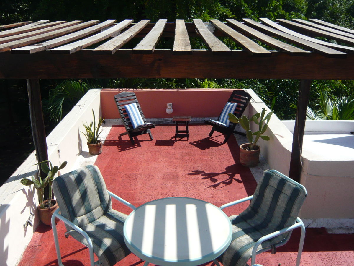 Dachterrasse der Villa Maya