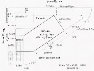 Villa Montpellier Plan d'étage 10