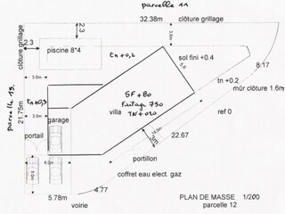Villa Montpellier Plan d'étage 33
