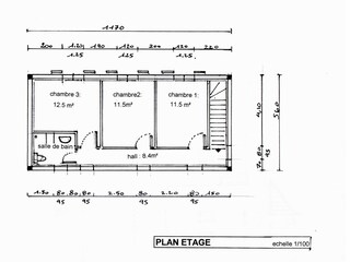 Villa Montpellier Plan d'étage 12