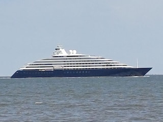 Yacht vor Cuxhaven