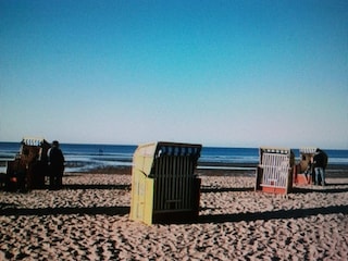 Eigener Strandkorb am Wasser