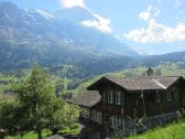 Haus mit Panorama im Sommer