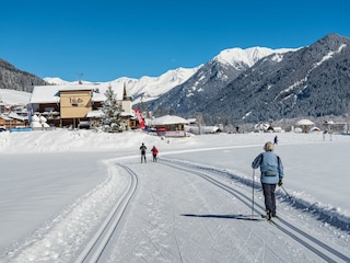 Langlaufloipe im Gsiesertal