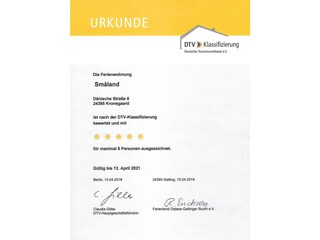 Ausgezeichnet vom DTV mit 5 Sternen