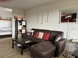 Wohnzimmer und Schlafzimmer