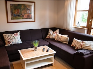 gemütliches Wohnzimmer unten
