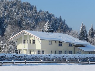 Our house in winter