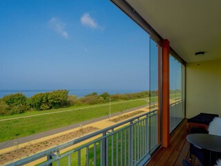 Balkon ( teilweise mit Meerblick)