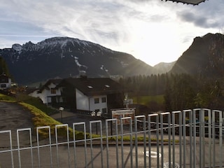 Blick vom Balkon