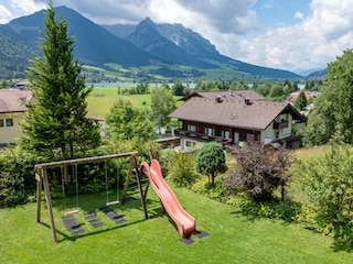 Part of the playground in the holiday home’s garden