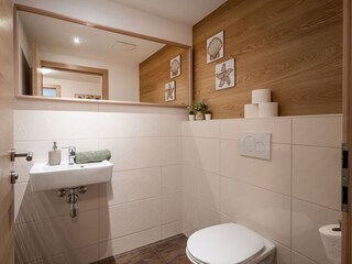 Gästetoilette im Erdgeschoß
