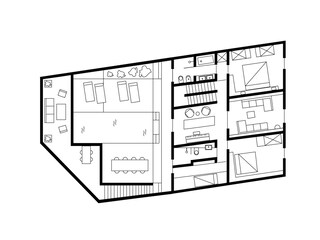 Villa Pollensa Pianta del piano 22