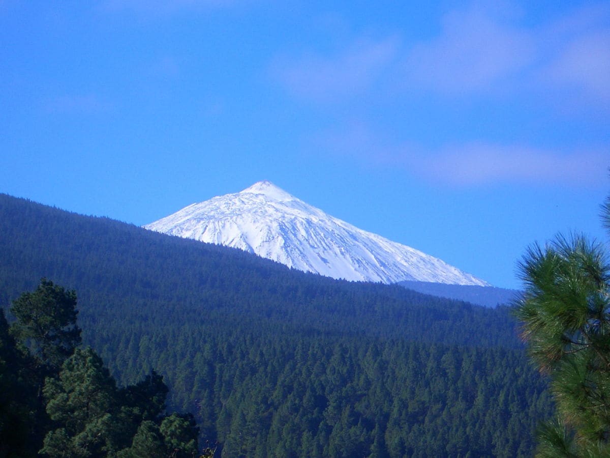 Schnee auf dem Teide