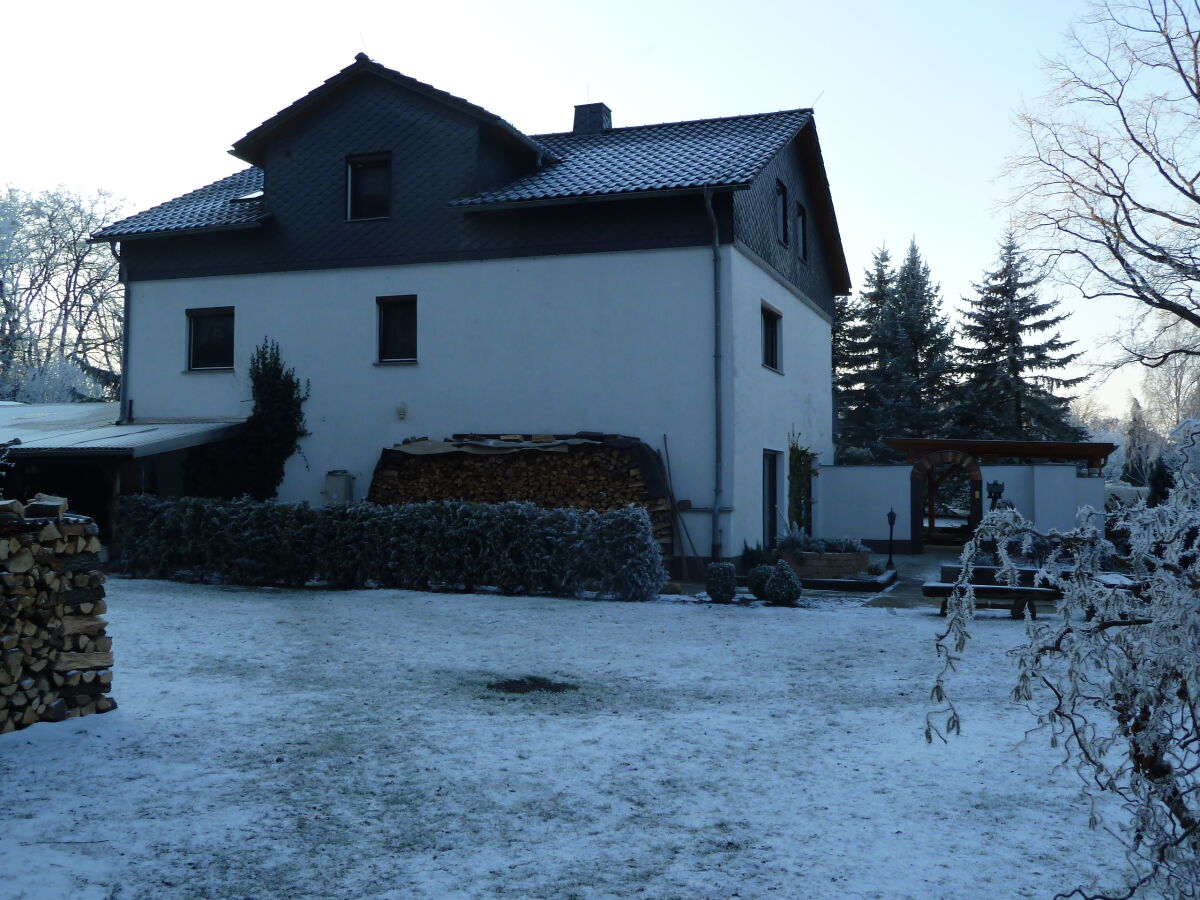 Blick auf Wohnhaus der Vermieter