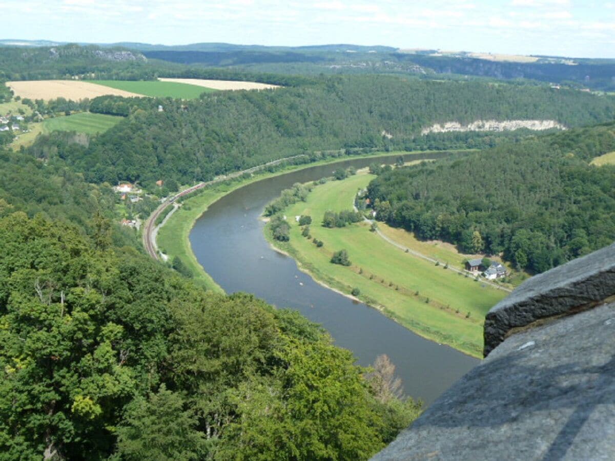 Blick vom Königstein / Sächsische Schweiz