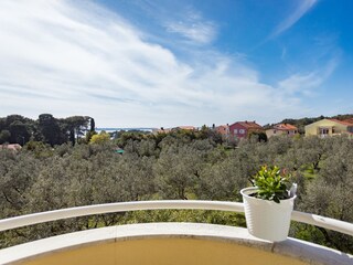 Schöner Meerblick vom Balkon