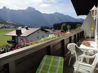 Apartment balcony view