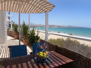 View from the beach