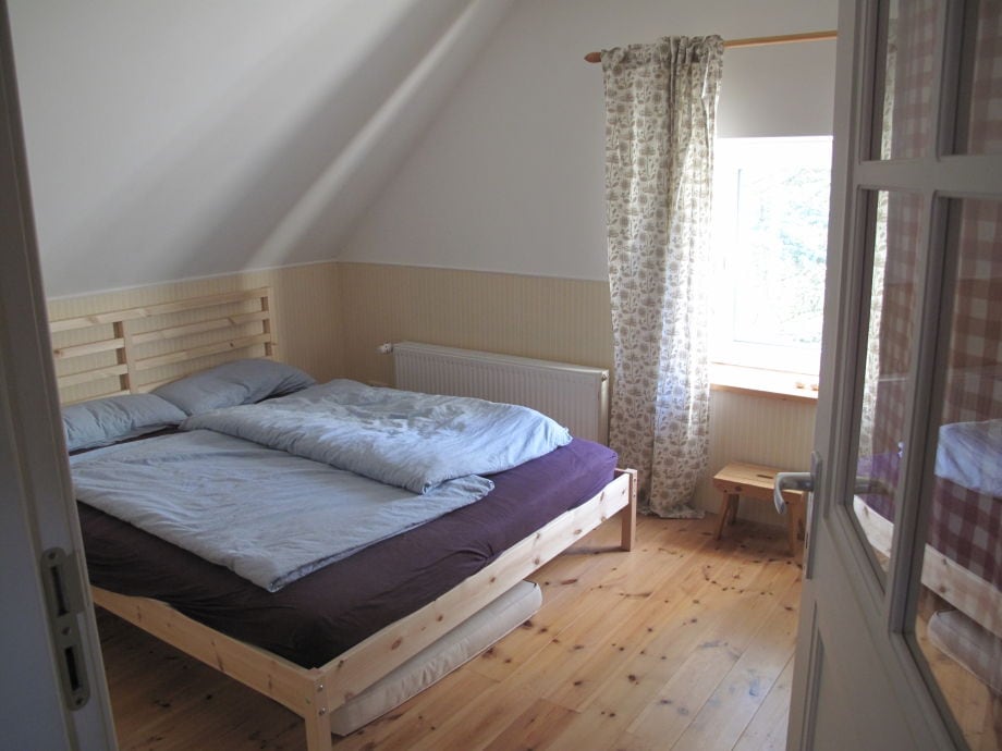 Ferienhaus landhaus klein schlamin, lübecker bucht herr ... Schlafzimmer unterm dach