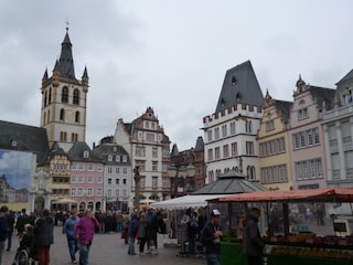 Der Marktplatz in Trier