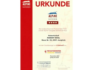 Appartamento per vacanze Jungholz Documento 24