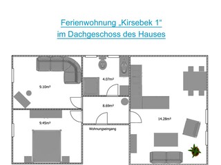 Appartamento per vacanze Kappeln (Stadt) Pianta del piano 19