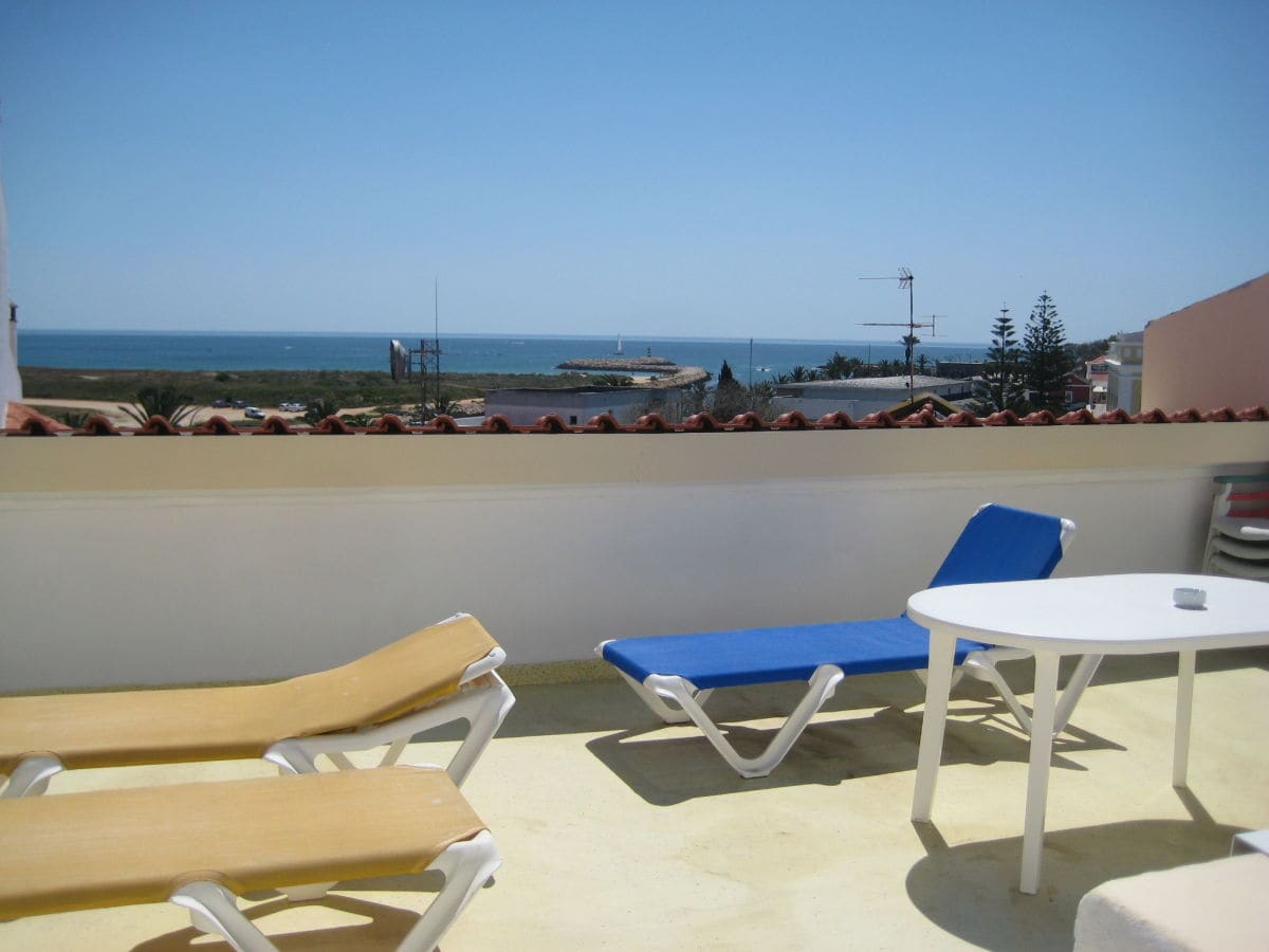 Part of the roof terrace.