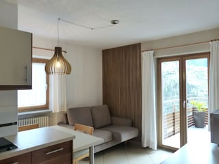 Wohnküche Ferienwohnung Palme