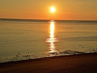 Sonnenuntergang über dem Meer
