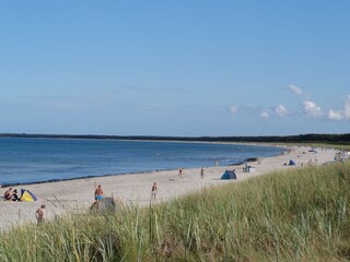 Ostseestrand ca. 5 km vom Objekt entfernt