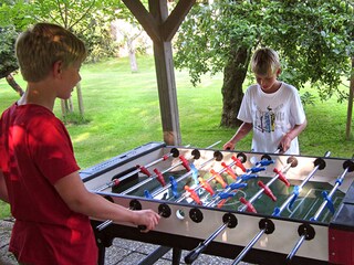 Kickern bei jedem Wetter