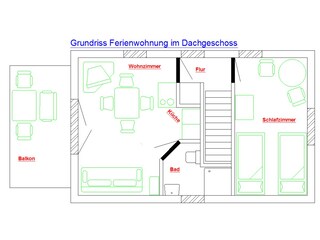 Grundriss vom DG