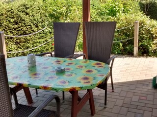 überdachte Terrasse