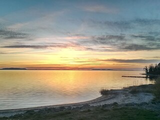 Sonnenuntergang am Lietzower Strand