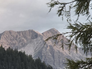 Ausblick Garten ins Lechtal