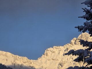 Ausblick FEWO "Bergwelt Hahnenkamm"