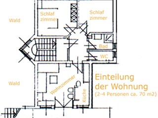 Vakantieappartement Höfen Grondplan 50