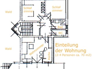 Vakantieappartement Höfen Grondplan 72