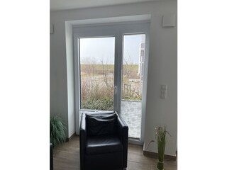 Blick aus dem Wohnzimmer