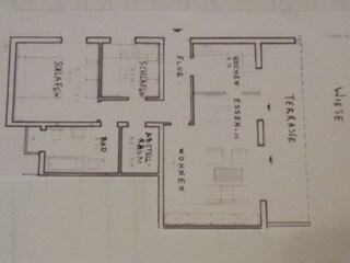 Grundriss der Ferienwohnung