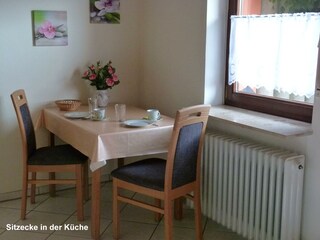 Sitzecke in der Küche