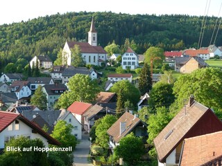 Blick auf Hoppetenzell