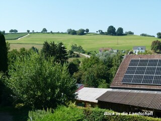 Blick auf die Landschaft
