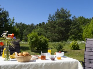 Terrasse Frühstück