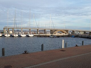 Hafen Wiek mit Kreidebruecke