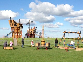 Piratenspielplatz auf der Leuchtturmwiese