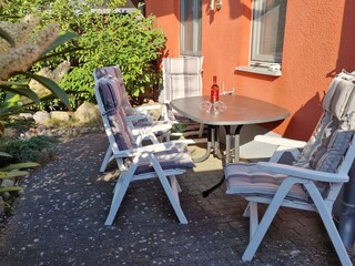 Abendterrasse im Grünen