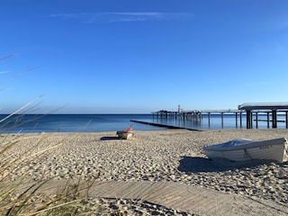 Strand an der Seebrücke
