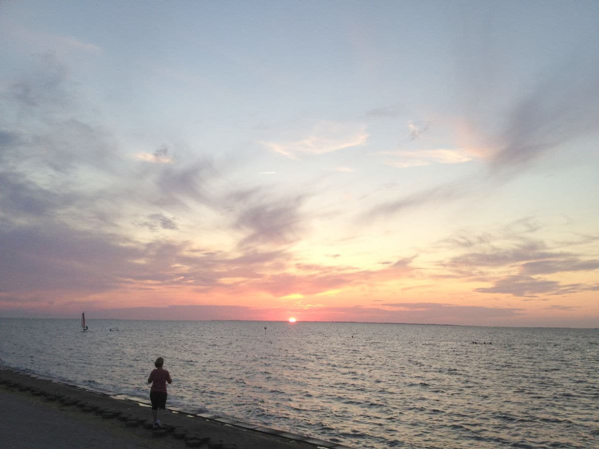 Sonnenuntergang in Norddeich